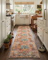 Heritage Elegance Collection Area Rug -  Windsor (Rust Red) Runner Rust Red  lifestyle 46