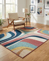 Urban Terrace Collection Area Rug - Venice Rectangle Multi  lifestyle 7
