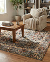Neptune Elegance Collection Area Rug -  Galatea (Blue) Square Blue  lifestyle 23
