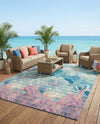 Seaside Haven Rugs Collection Area Rug - Marina Rectangle Multi  lifestyle 10
