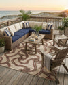 Seaside Haven Rugs Collection Area Rug -  Dunes Rectangle Beige  lifestyle 3