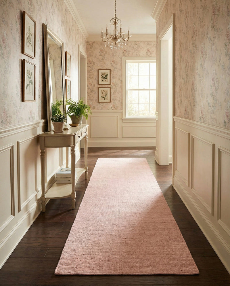 Berkshire Estate Collection Area Rug - Windsor (English Rose) Runner English Rose  lifestyle 69