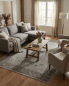Horizon Collection Area Rug -  Apex (Light Gray) Rectangle Light Gray  lifestyle 19