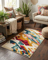 Outdoor Marrakesh Collection Area Rug -  Meknes Rectangle Multi  lifestyle 3