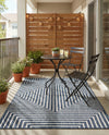 Urban Terrace Collection Area Rug -  Astoria (Blue) Rectangle Blue  lifestyle 3