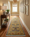 Persian Elegance Collection Area Rug -  Khorramabad Runner Navy Blue  lifestyle 28