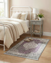 Rustic Charm Revival Collection Area Rug -  Meadowland Rectangle Purple  lifestyle 10