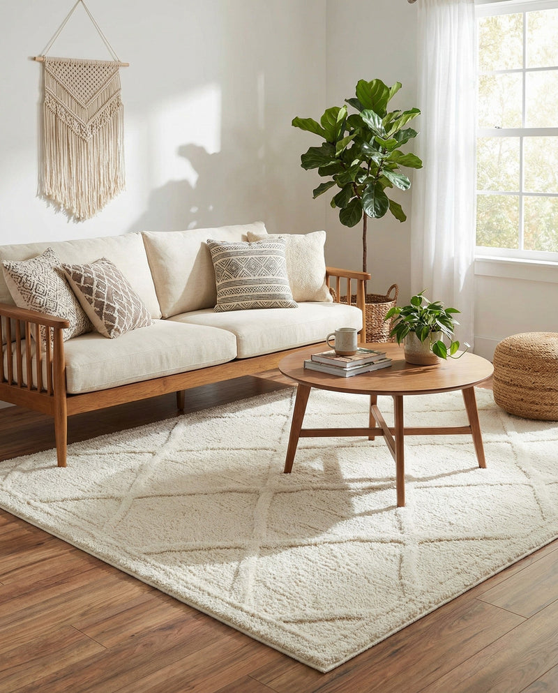 Trellis Haven Collection Area Rug - Havenwood Rectangle Ivory  lifestyle 31