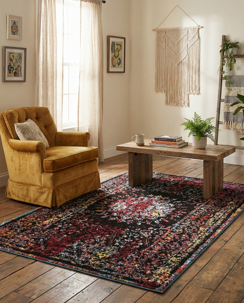 Brighton Terrace Collection Area Rug -  Withdean Rectangle Multi  lifestyle 4