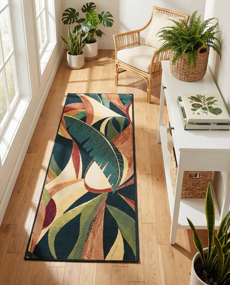 Seaside Blooms Collection Area Rug -  Tivoli Runner Multi  lifestyle 73