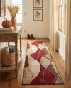 Autumn Meadow Collection Area Rug -  Emberglow Runner Multi  lifestyle 62