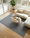 Seaside Serenity Collection Area Rug - Veranda (Black) Rectangle Black  lifestyle 14