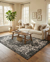 Urban Oasis Rugs Collection Area Rug -  Penthouse (Charcoal Gray) Rectangle Charcoal Gray  lifestyle 25