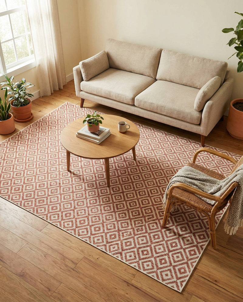 Urban Oasis Rugs Collection Area Rug -  Rooftop (Rust Red) Rectangle Rust Red  lifestyle 16