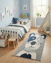 Wonder Tykes Collection Area Rug -  Magicgrove Runner Blue and Gray  lifestyle 48