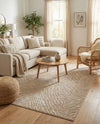 Bloomsbury Elegance Collection Area Rug -  Chelsea Rectangle Ivory Beige  lifestyle 24