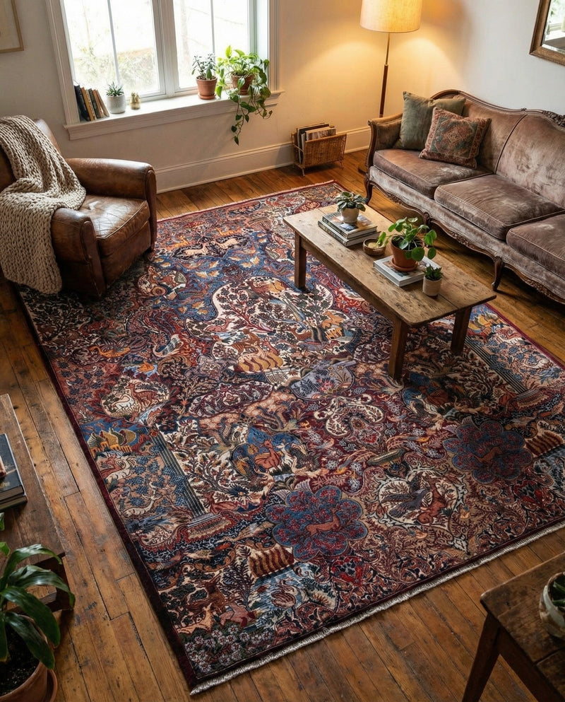 Bazaar Chic Collection Area Rug -  Safi Rectangle Multi  lifestyle 13