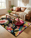 Seaside Blooms Collection Area Rug -  Versailles Rectangle Multi  lifestyle 21