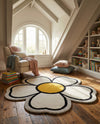 Whimsy Wonders Wool Collection Area Rug -  Arctic Round Ivory  lifestyle 7