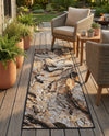 Urban Terrace Collection Area Rug -  Horizon Runner Multi  lifestyle 60