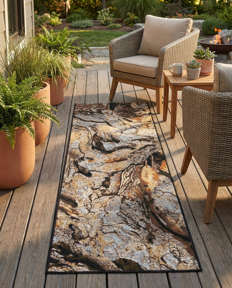 Urban Terrace Collection Area Rug -  Horizon Runner Multi  lifestyle 60