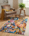 Meadow Breeze Collection Area Rug -  Daffodil Rectangle Multi  lifestyle 12