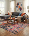 Colorburst Oasis Collection Area Rug -  Prism Rectangle Multi  lifestyle 3