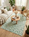 Savannah Escape Collection Area Rug -  Amazon (Green Blue) Rectangle Green Blue  lifestyle 11