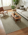 Urban Oasis Rugs Collection Area Rug -  Rooftop (Green) Rectangle Green  lifestyle 9