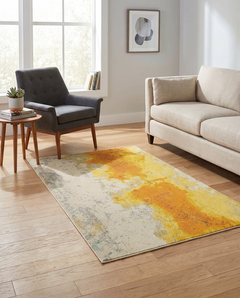 Marrakesh Elegance Collection Area Rug -  Tarfaya Rectangle Yellow  lifestyle 19