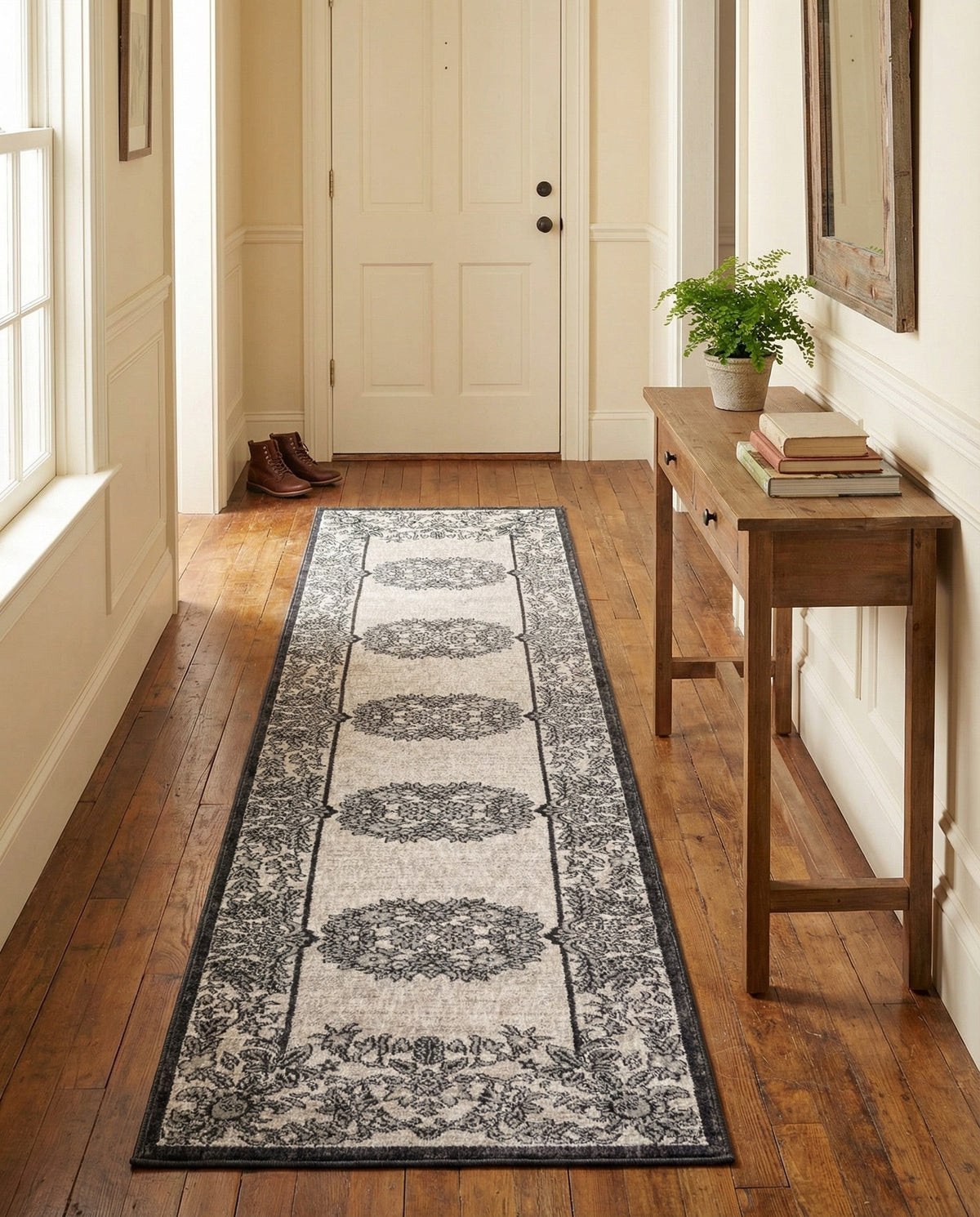 Heritage Harbor Collection Area Rug -  Seabreeze Runner Ivory  lifestyle 174