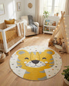 Wonder Tykes Collection Area Rug -  Rainbow Round Ivory  lifestyle 43