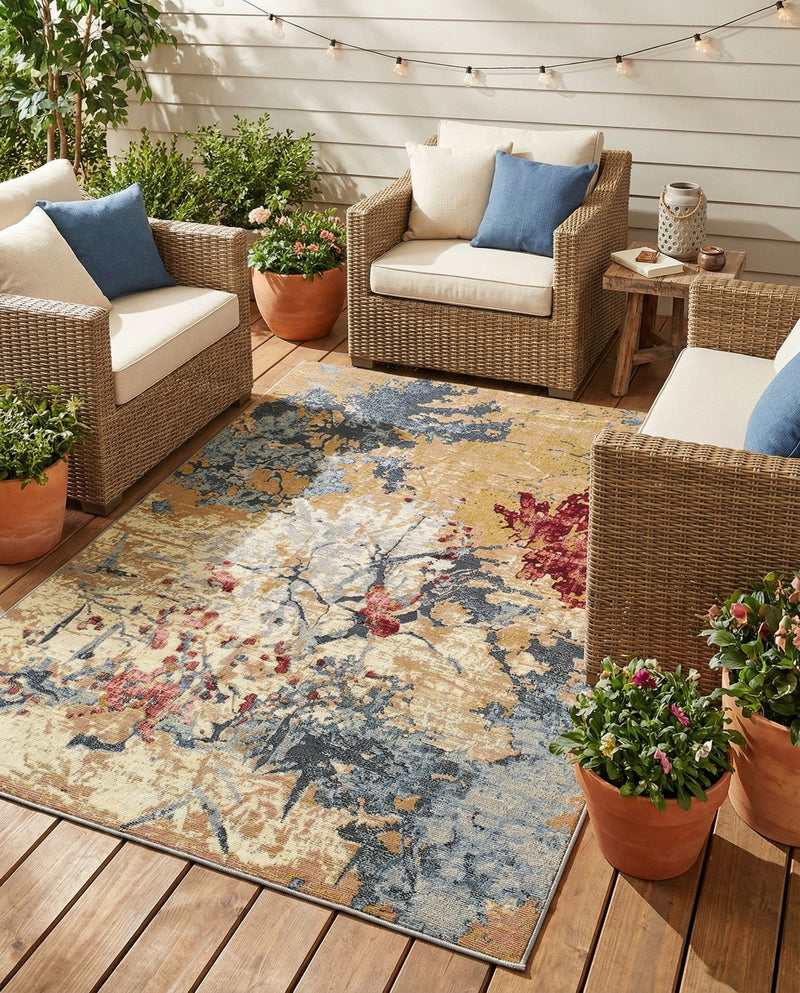 Urban Terrace Collection Area Rug -  Alcove Rectangle Multi  lifestyle 8