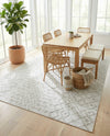 Garden Lattice Charm Collection Area Rug -  Pergola (Grey) Rectangle Grey  lifestyle 8