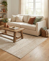 Jewel Oasis Collection Area Rug - Sapphire (Ivory) Rectangle Ivory  lifestyle 13