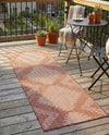 Urban Terrace Collection Area Rug -  Chelsea (Rust Red) Runner Rust Red  lifestyle 78