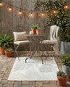 Seaside Blooms Collection Area Rug -  Tranquil Rectangle Gray  lifestyle 4