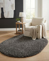 Majestic Manor Collection Area Rug - Versailles (Slate) Oval Slate  lifestyle 51