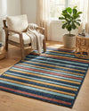 Caribbean Terrace Collection Area Rug -  Martinique Rectangle Charcoal  lifestyle 6