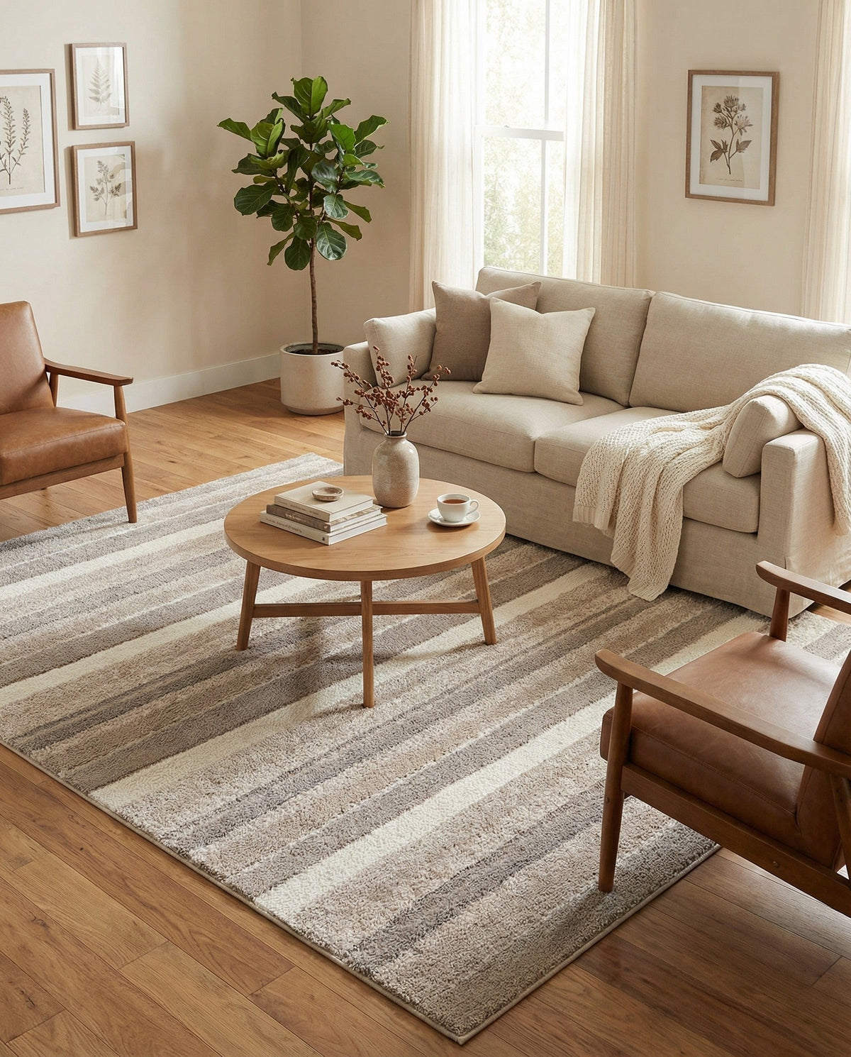 Sienna Collection Area Rug -  Amalfi Rectangle Cloud Gray  lifestyle 17