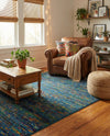 Caribbean Cove Collection Area Rug -  Lucia Rectangle Navy Blue  lifestyle 26