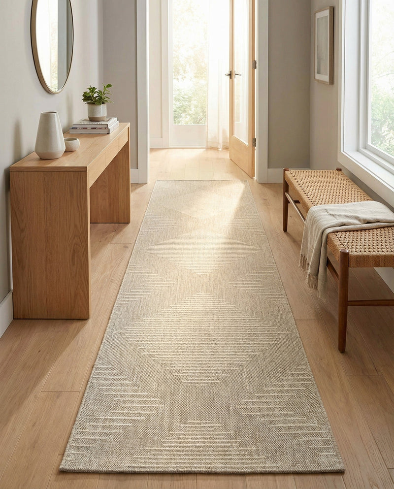 Urban Terrace Collection Area Rug -  Chelsea (Gray) Runner Gray  lifestyle 75