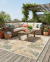 Coastal Terrace Collection Area Rug -  Driftwood Rectangle Ivory  lifestyle 27
