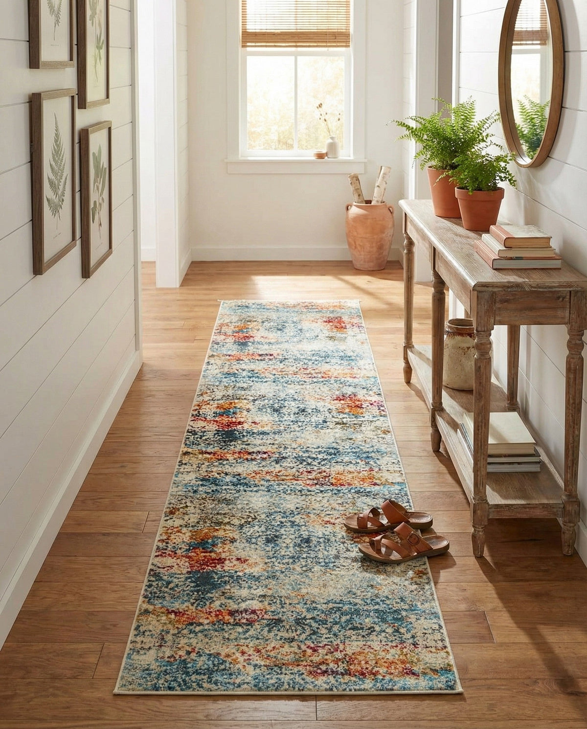 Caribbean Breeze Collection Area Rug -  Isla Runner Cream  lifestyle 84