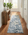 Luminara Sands Collection Area Rug - Elysium (Vintage Blue) Runner Vintage Blue  lifestyle 85