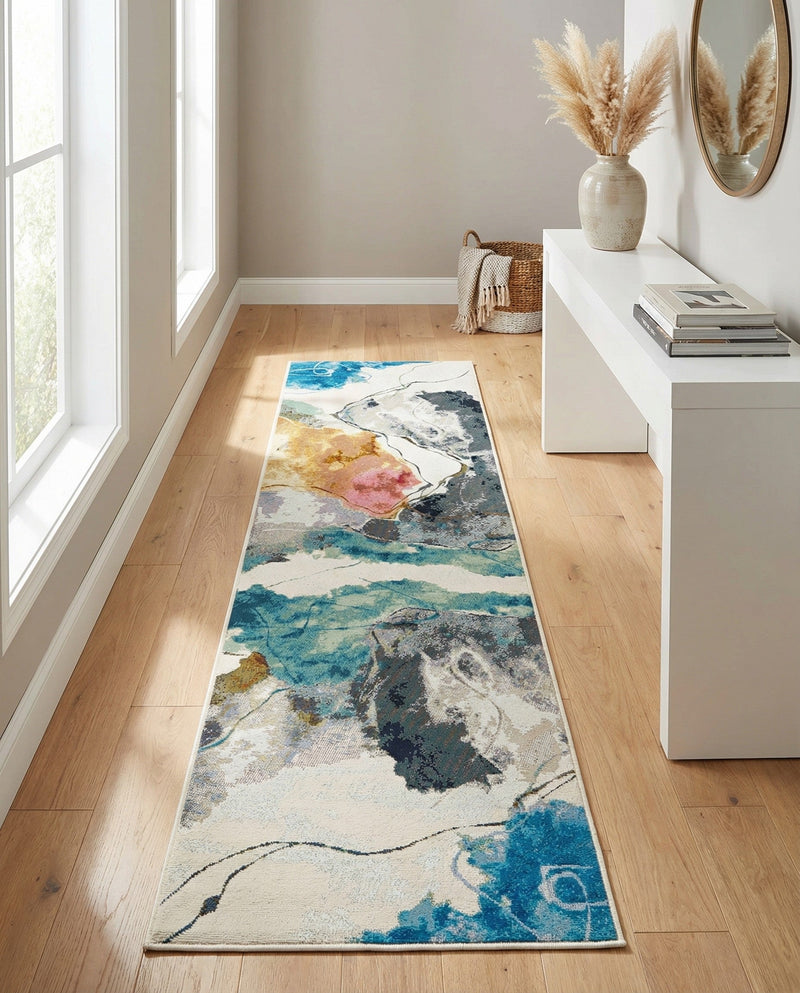 Urban Terrace Collection Area Rug -  Arbor Runner Multi  lifestyle 37