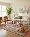 Patio Heritage Collection Area Rug - Veranda Rectangle Multi  lifestyle 11