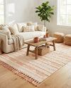 Sonoran Collection Area Rug - Montezuma Rectangle Baby Pink  lifestyle 28