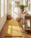 Alpine Plush Collection Area Rug -  Cortina (Sun Yellow) Runner Sun Yellow  lifestyle 72