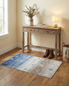 Zagros Shades Collection Area Rug -  Sisakht Rectangle Blue Gray  lifestyle 5
